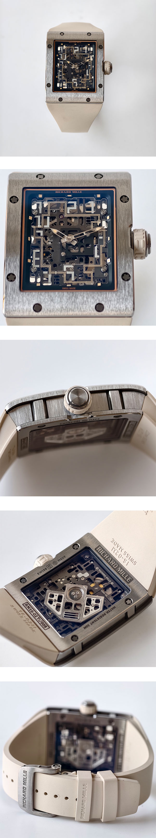 【AV工場】  リシャール・ミルコピー RM 16-02 オートマティック エクストラフラット 見た目も精度も新品同様